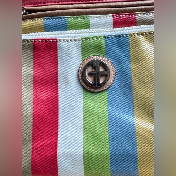 Giani Bernini multicolored striped adjustable bag - Picture 8 of 14